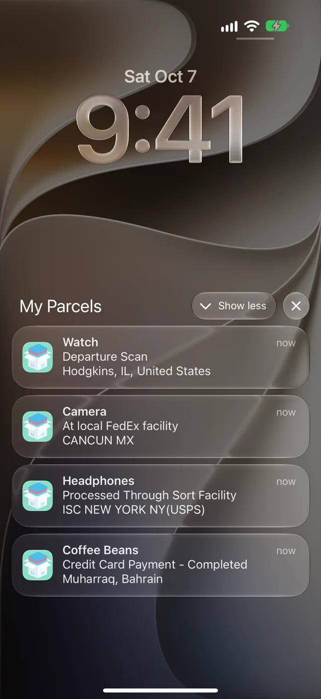 Notified when something changes